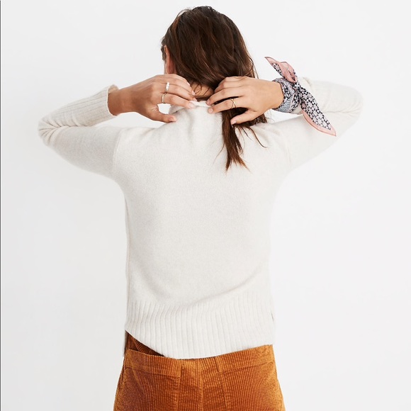 EUC - Madewell, Inland Rolled Turtleneck Dark Blue Sweater in Coziest Yarn, XS - Picture 14 of 15